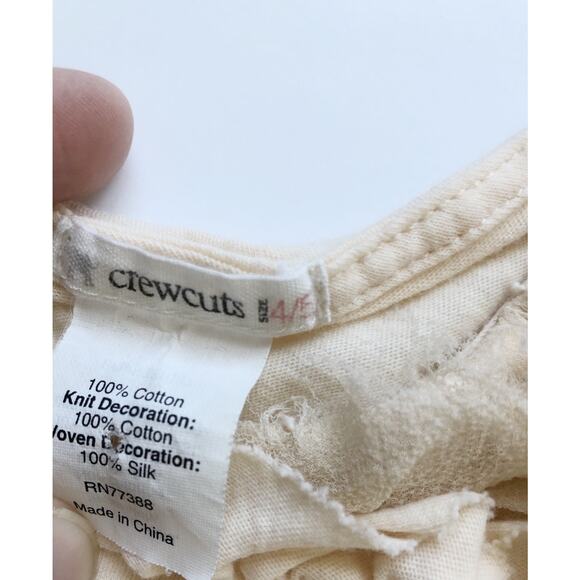 Crewcuts Peach Silk Ruffles Top - Picture 3 of 4